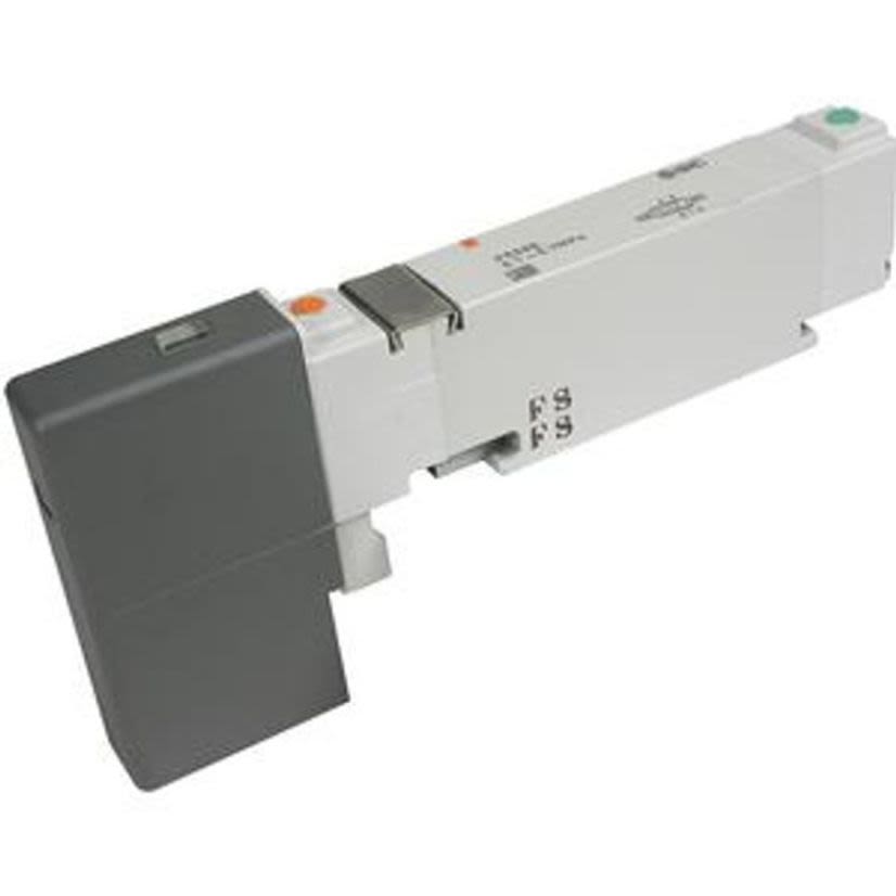 SMC VVQC1000-T0-1 VQC1000 Solenoid-Operated Air Control Valves, 0.1 to 0.7 MPa Operating Pressure Range, 24 V DC Coil Rated Voltage, -10 to 50 deg C Ambient Temperature