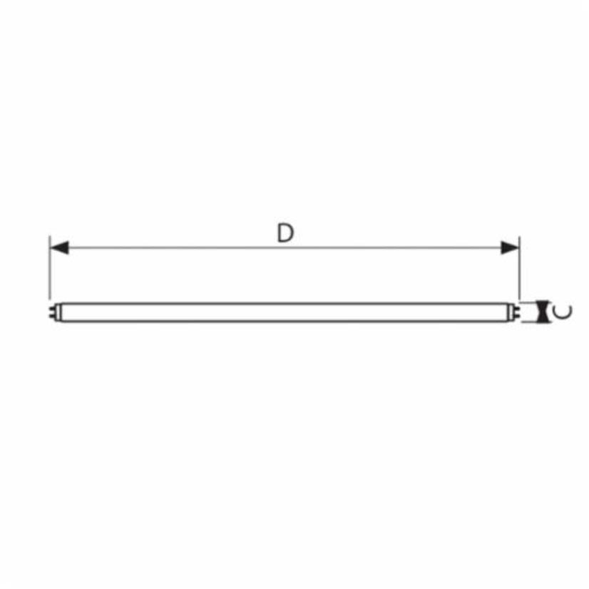 Philips ALTO 281790 Fluorescent Lamp, 32 W, G13, 2950 Lumens, 82 CRI, 4100 K, 48 in L
