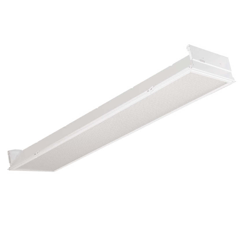 Signify Day-Brite 2TG8432-01-UNV-1/4-EB Indoor Troffer, (4) Fluorescent/T8 Lamp, 128 W Fixture, 120 to 277 VAC, Steel Housing