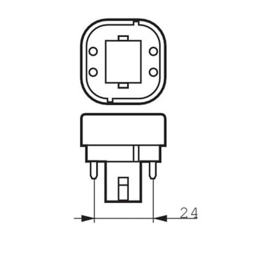 Signify PHILIPS InstantFit 458380 Non-Dimmable LED Lamp, 8.5 W, G24q-3 Lamp Base, Triple Twin Tube Shape, 120 to 277 VAC