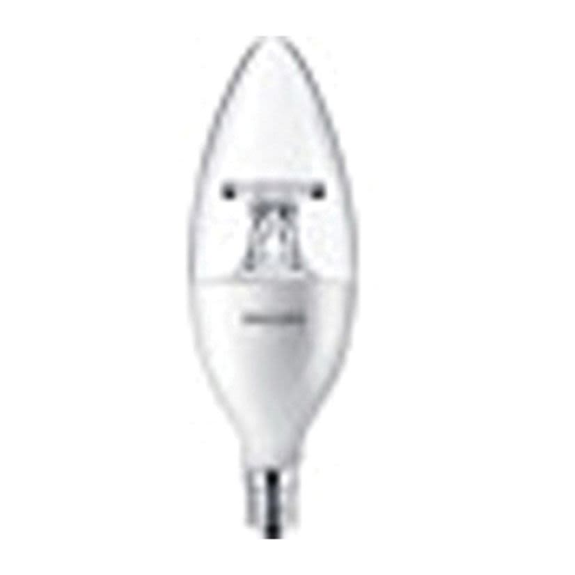 Signify PHILIPS 461871 Dimmable LED Lamp, 4.5 W, Candelabra E12 LED Lamp, B11 Shape, 300 Lumens