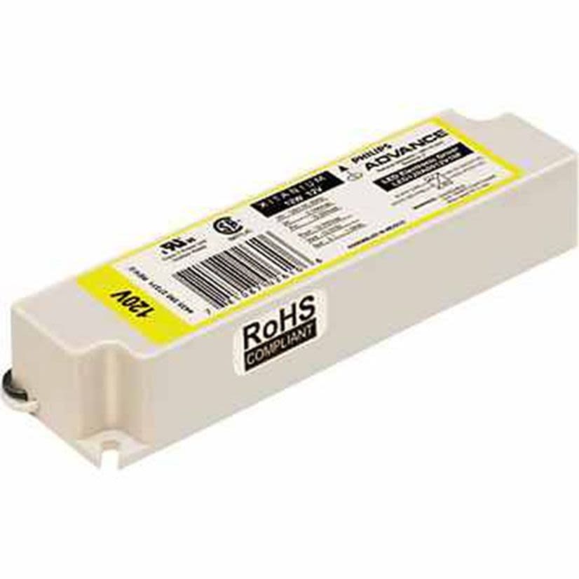 Signify Advance Xitanium 913710830902M Dimmable Programmable LED Driver, 12 to 24 VAC Input, 12 to 24 VAC Output, 100 W, 132.1 mm L x 34.3 mm W