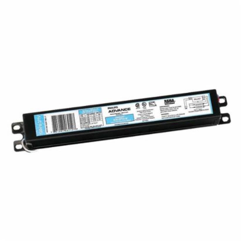 Signify Advance Centium® ICN2S110SC35I Electronic Fluorescent Ballast, T12/HO Lamp, 110 W Lamp, 120 to 277 VAC, Rapid, 0.9 Ballast Factor