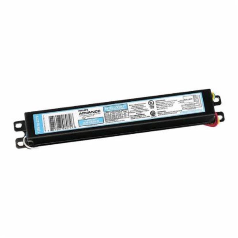 Advance Centium ICN2S5490CN35I Electronic Fluorescent Ballast, 54 W Lamp, 120 to 277 V AC, Programmed, 1 Ballast Factor