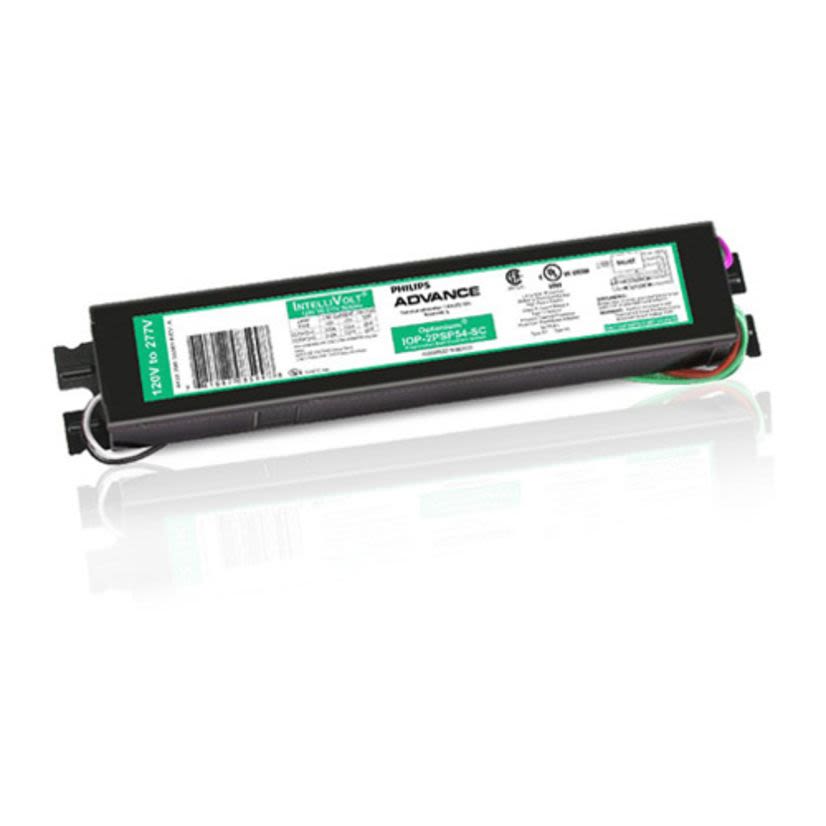 Advance OPTANIUM IOP4PSP32LWSC35I Electronic Fluorescent Ballast, 32 W Lamp, 120 to 277 V AC, Programmed/Rapid, 0.71 Ballast Factor