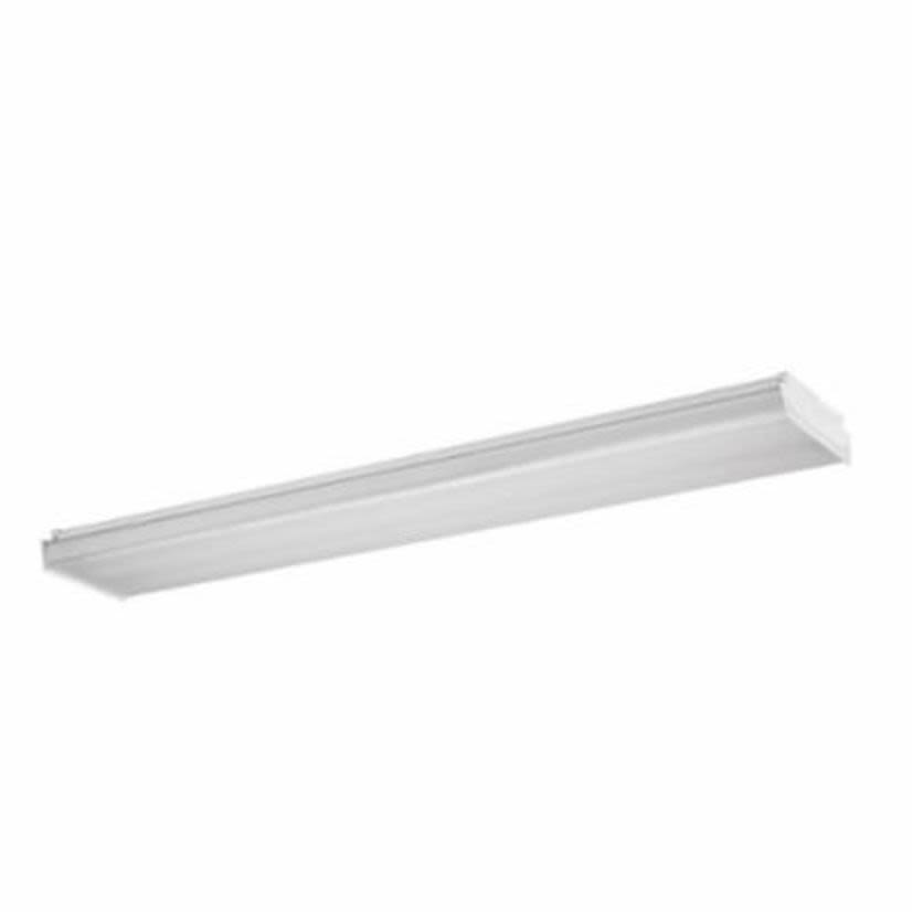Signify Luminaires Day-Brite OWN232-UNV-1/2-EB OW Series Linear Narrow Wraparound Fixture, (2) 32WT8 Fluorescent Lamp, 120/277 VAC, Baked White Enamel Housing
