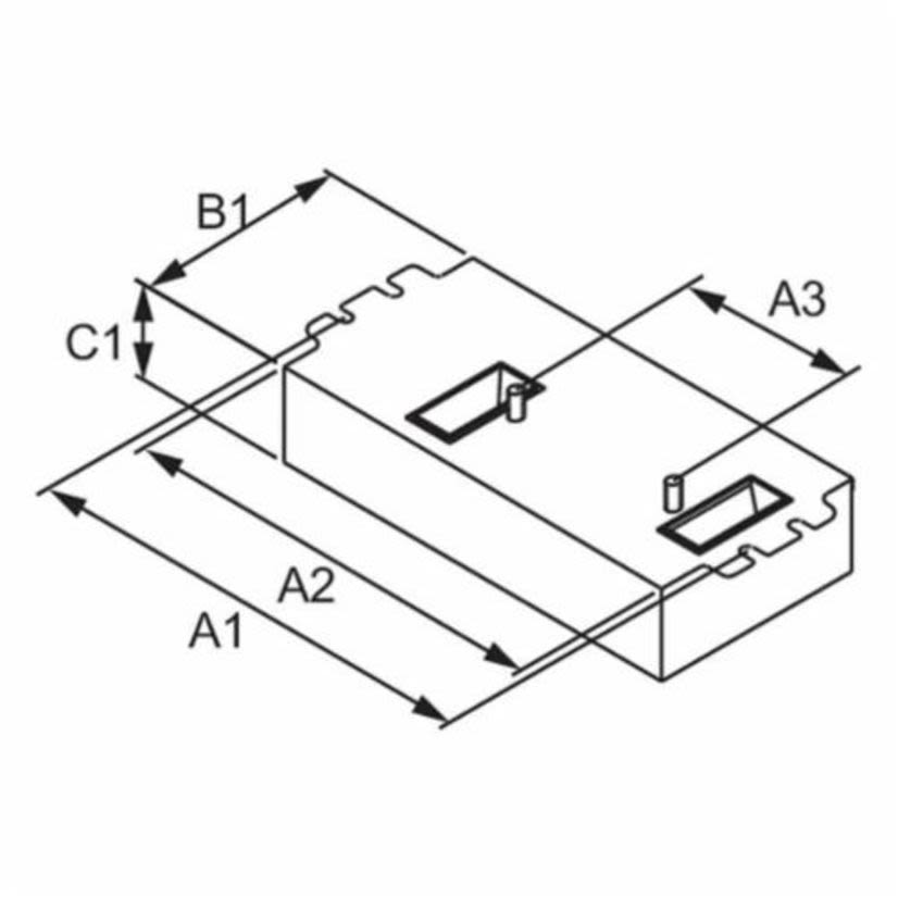 Signify Advance Mark 10® Powerline REZ2T42M3BS35M Electronic Dimmable Compact Fluorescent Ballast, 4-Pin CFL Lamp, 42 W Lamp, 120 VAC, Programmed, 0.05 to 1 Ballast Factor