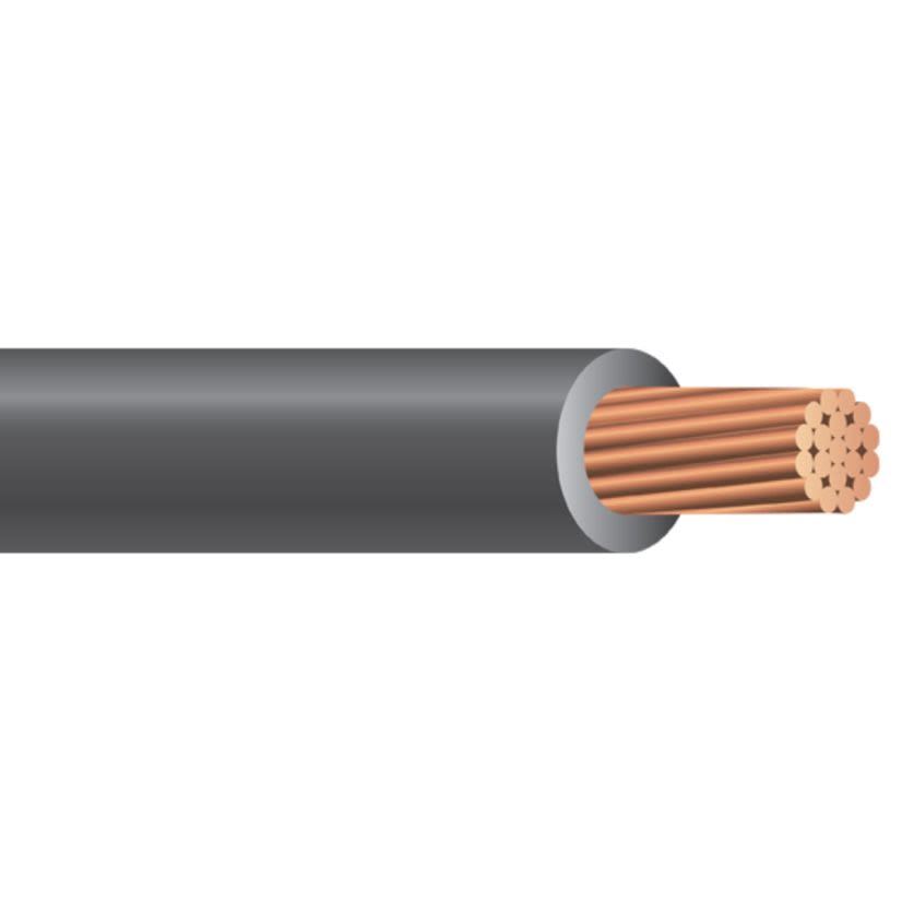 Southwire® Alumaflex™ 27287201 Type USE-2 RHH-RHW-2 Service Entrance Cable, 600 VAC, (1) 4/0 AWG Stranded Aluminum Conductor, 1000 ft L, Black