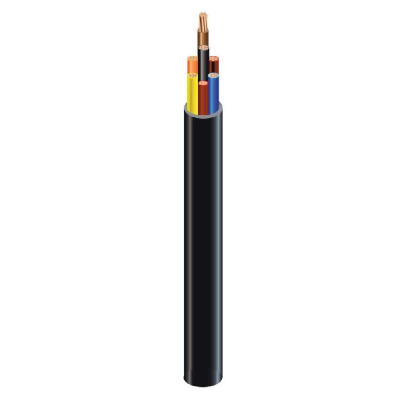 Southwire 40852699 Type TC-ER Multiconductor Control or Power Cables, Reel Packaging, 600 V, (3) Conductors 12 AWG Conductor Bare Copper Conductor