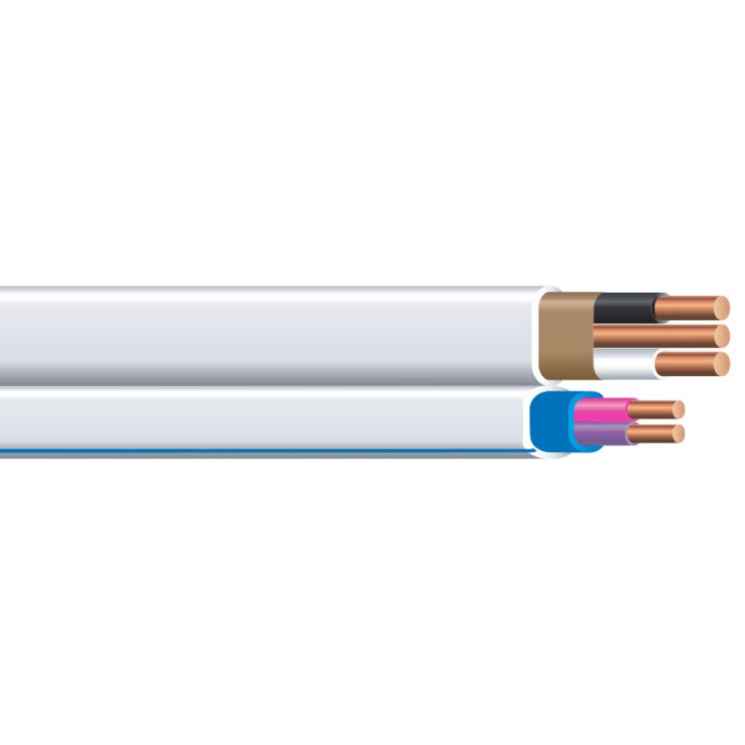 SOUTHWIRE NMB-PCS 12/3 CU WG 16/2 PURPLE/GRAY CONTROL SIGNAL 1000' 67:96:29:02