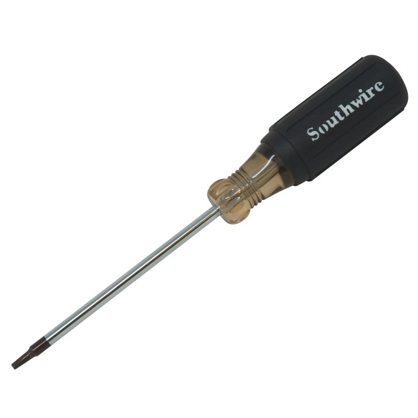 Southwire® 58300301 Screwdriver, #15 Star Point, Stainless Steel Shank, 7-3/4 in OAL, Polished Chrome