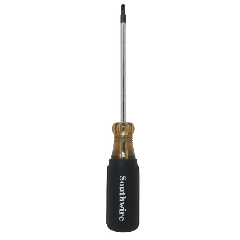 Southwire® 58300401 Screwdriver, #20 Star Point, Stainless Steel Shank, 7-3/4 in OAL, Polished Chrome
