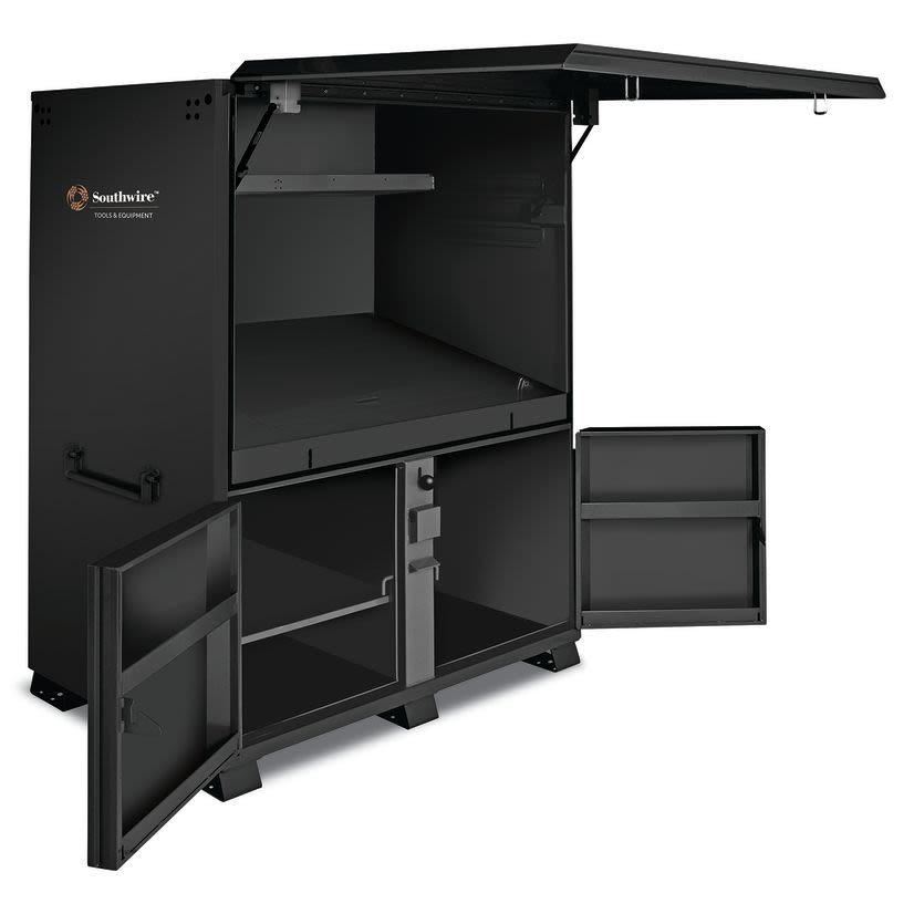 Southwire 59822501 Heavy Duty Field Office, 82 in x 60 in W x 44 in D, 122.4 cu-ft Storage