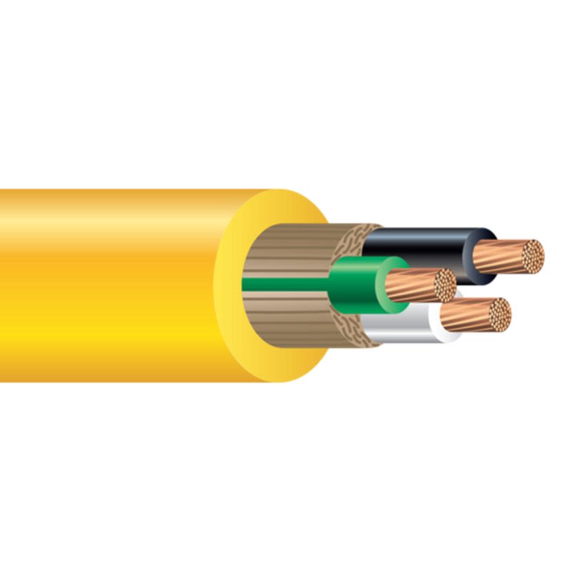 Southwire® 63072701 SOOW 16/4 MUSTANG YELLOW JACKET 600 VOLT 250'
