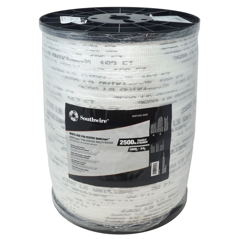 Southwire 64585401 Fish Tape, 3/4 in W Tape, 3000 ft L Tape