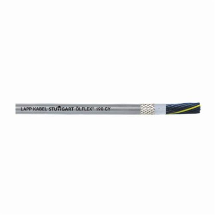 OLFLEX 601804CY 190 CY Extremely Oil Resistant Shielded Flexible Control Cable, 600 V AC, (4) 18 AWG Bare Copper Conductor