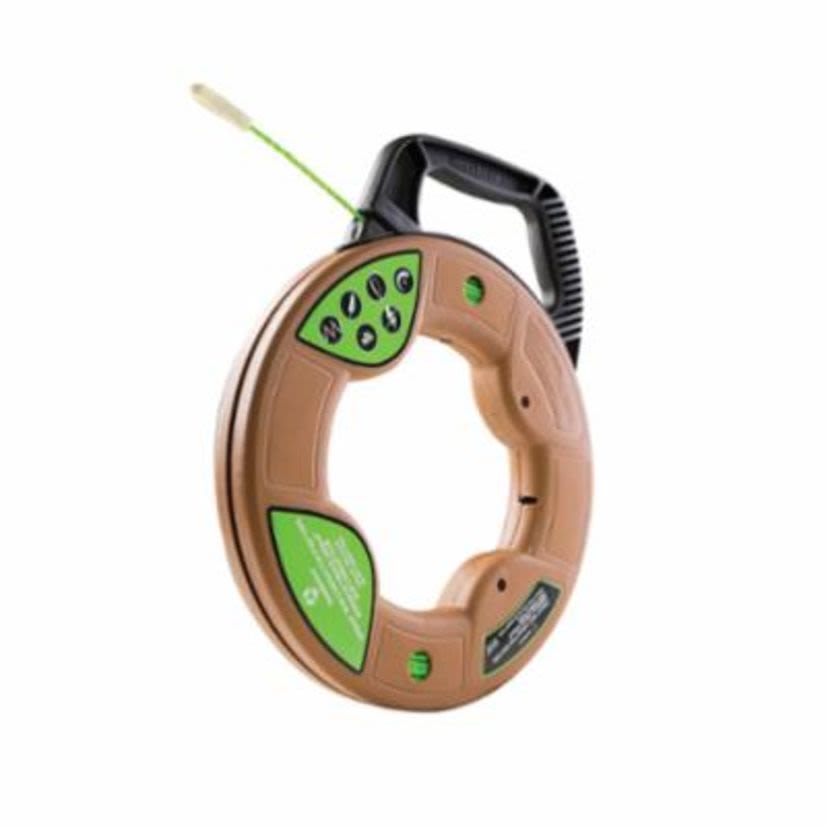 Southwire SIMpull 630298 Non-Conductive Tip Fish Tape, 75 ft L Tape, Fiberglass Tape, Green