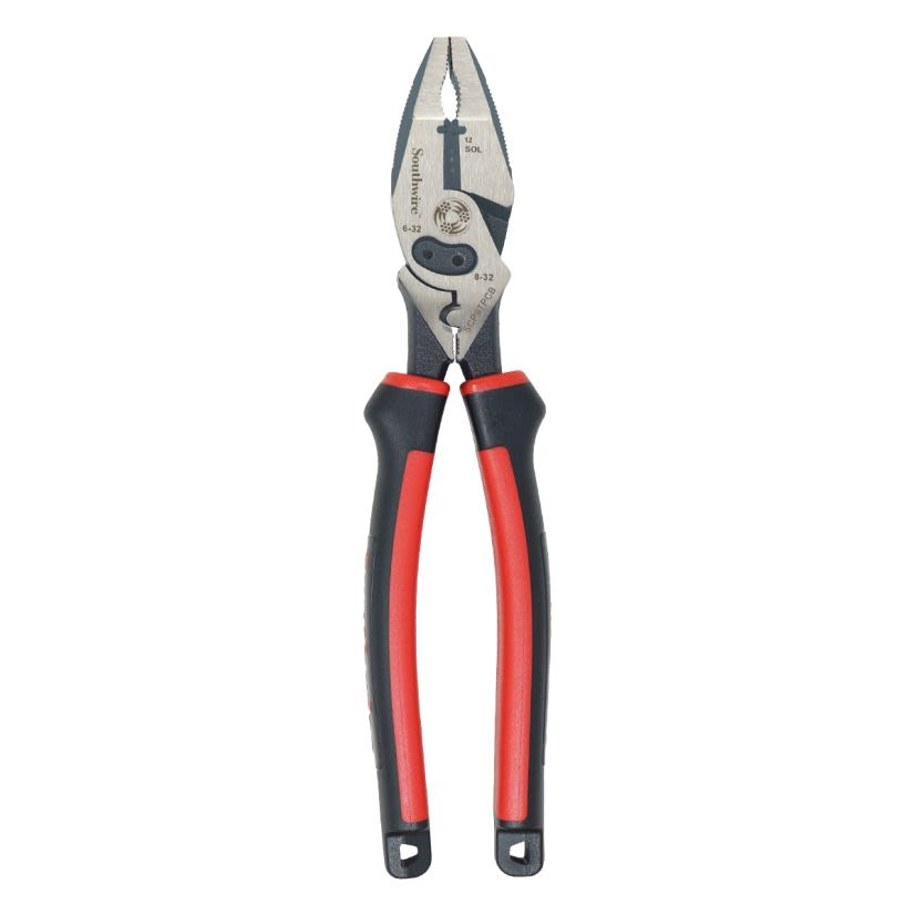 SOUTHWIRE 65028901 SCP9TPCB, 9" SIDE CUT COMBO PLIER (TRI)