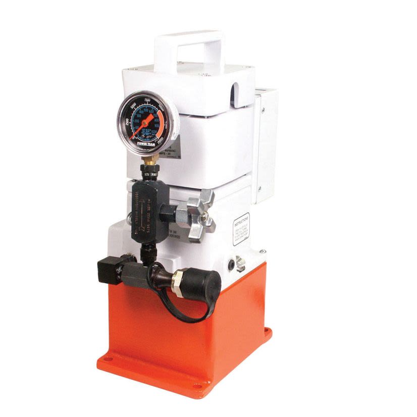 Thomas & Betts Color-Keyed® 13600 Electric Hydraulic Pump, 1/2 hp, 104 cu-in Reservoir, 10000 psi Pressure