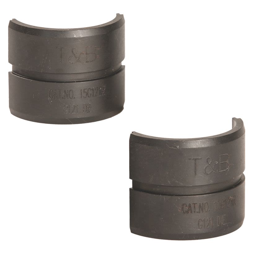 Thomas & Betts Color-Keyed® 15G126R Crimping Tool Die, 250 to 500 kcmil, Steel