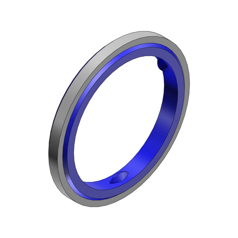 T&B® 5264 Liquidtight Sealing Gasket With Retainer and Santoprene Sealing, 1 in, For Use With Liquidtight Flexible Metal Conduit Connector, 316 Stainless Steel