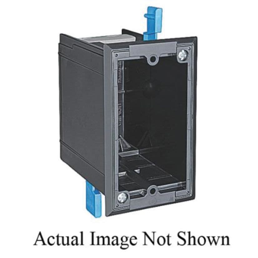 Thomas & Betts Carlon® FN-18-OWV Drafttight Non-Metallic Outlet Box, Polycarbonate, 18 cu-in Capacity, 1 Gangs, 4.2 in L x 2.46 in W x 3.53 in D