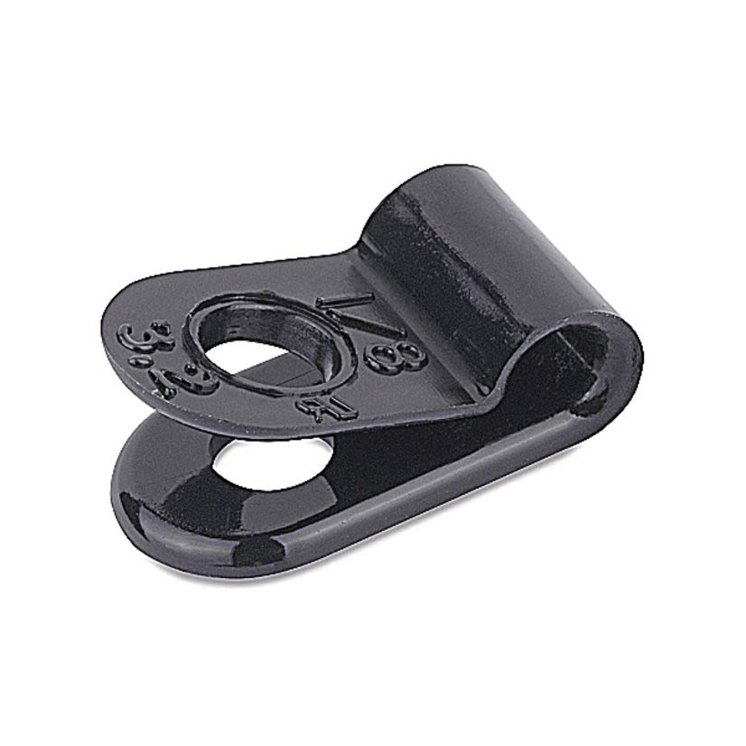Thomas & Betts Catamount® N6NY-010-0-M Plain Edge Self-Aligning Cable Clamp, 0.203 in OD, Polyamide 6.6/Nylon