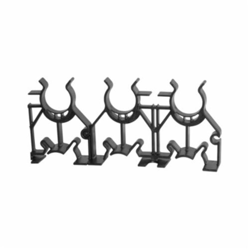 Thomas & Betts Carlon® Snap-N-Stac® SP4W15-3 3-Way Non-Metallic Combo Duct Spacer With 1-1/2 in Separation, 4 in, For Use With 2 in, 3 in, 4 in, 5 in and 6 in Pipe
