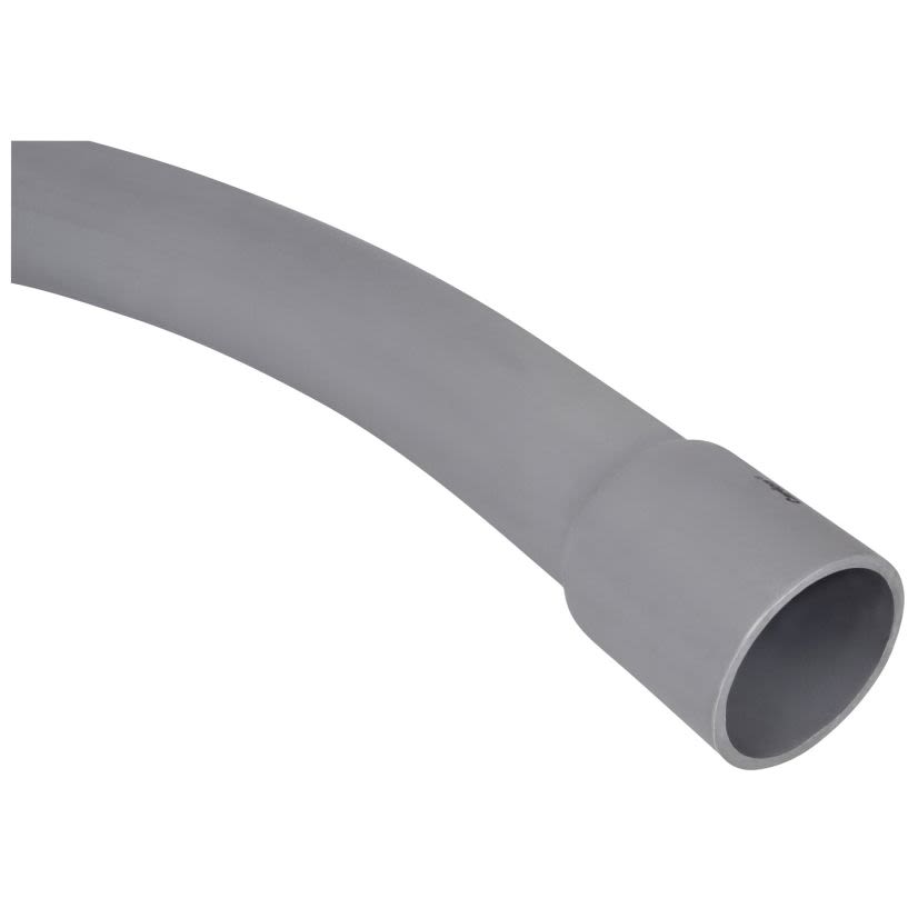 Thomas & Betts Carlon® UA5ALB SCH 40 Bell End Standard Radius Conduit Elbow, 3 in Trade, 22.5 deg, PVC