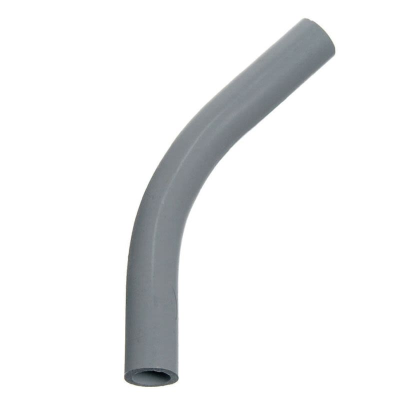 Thomas & Betts Carlon® UB7FP SCH 80 Plain End Special Radius Conduit Elbow, 5 in Trade, 45 deg, PVC