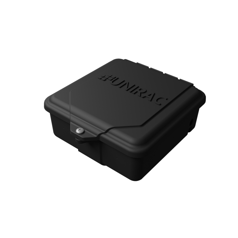 Unirac SOLOBOX-D Junction Box, Plastic, Black