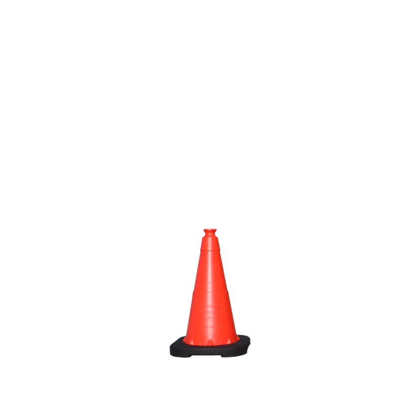 VizCon 16018-NSWB-3 18in Cone Orange Non-Reflective Enviro-Cone W/ 3lb Base