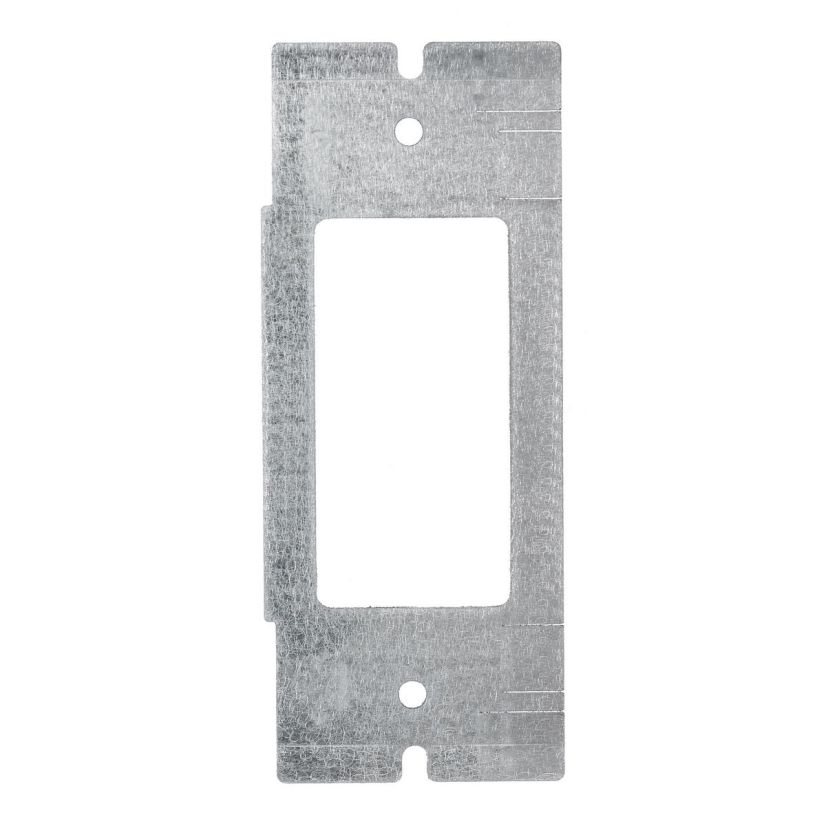 PREMISE WIRING FBMPREC Standard Sized Decorator Faceplate, 1 Gang, Stamped Steel
