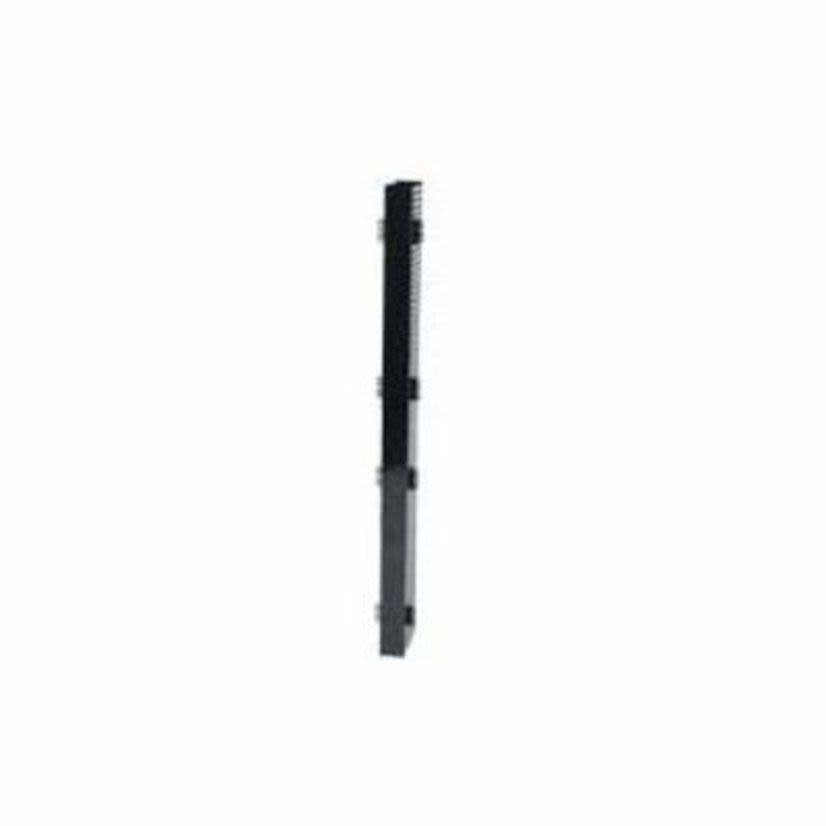 comCables™ WM-VFS-744S 1-Sided Vertical Cable Management, Plastic, Black