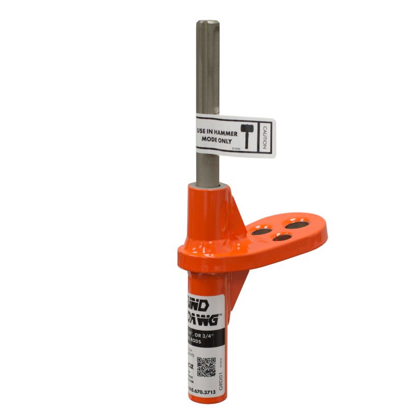 iTool Dawg GRD01 Ground Rod, t in L, Steel