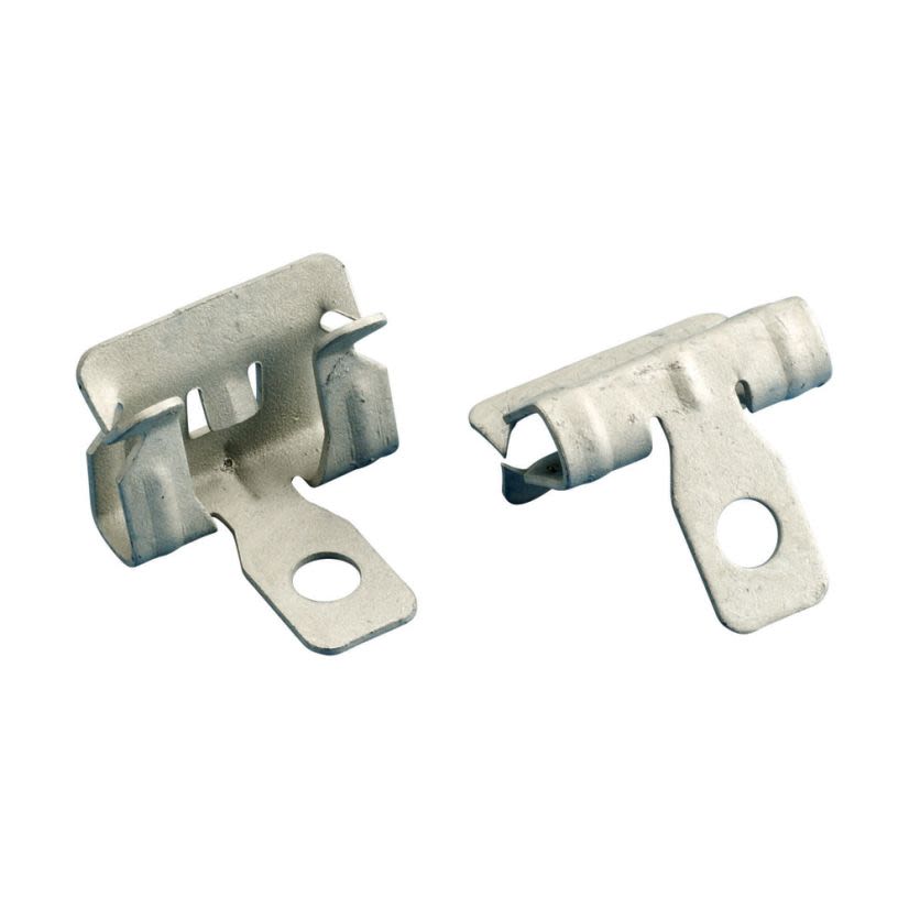 nVent CADDY 4H58 Hammer-On Flange Clip, 5/16 to 1/2 in THK Flange, 200 lb Load, Steel, CADDY® Armor