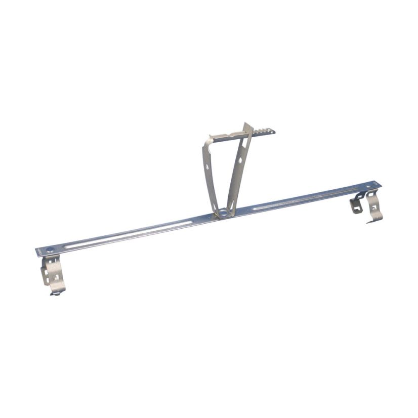 nVent CADDY 812MB18TDH Box/Conduit Hanger With Deck Hanger, 1/2 in, 3/4 in Conduit, Spring Steel