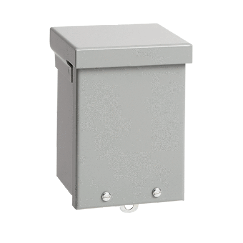 Hoffman A12R124 A Style Body Enclosure With Knockout, 12 in H x 12 in W x 4 in D, Screw Cover, NEMA 3R/IP32 NEMA Rating, Steel