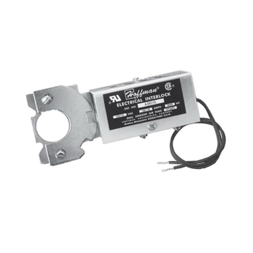 nVent HOFFMAN A80 Electrical Interlock, For Use With HOFFMAN Door Latching Mechanisms, 220/240 VAC, 0.05/0.32 A, Steel