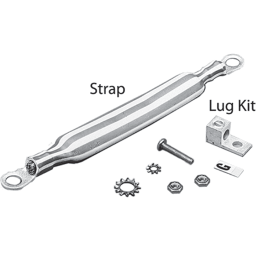 nVent HOFFMAN AGLK2 A80 Grounding Lug Kit, 14 to 2 AWG, Steel