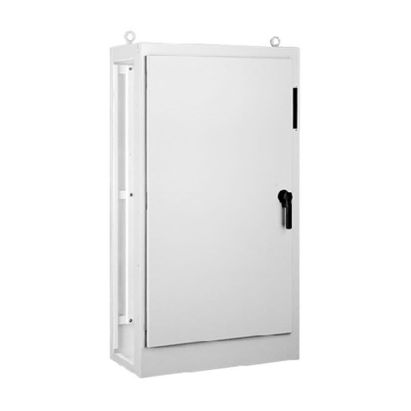 nVent HOFFMAN AMOD84X7818FTC A34 Left Side Open Two Door Modular Disconnect Enclosure With Panel, 84.12 in L x 78-1/2 in W x 18.12 in D, NEMA 12/IP55 NEMA Rating, Steel