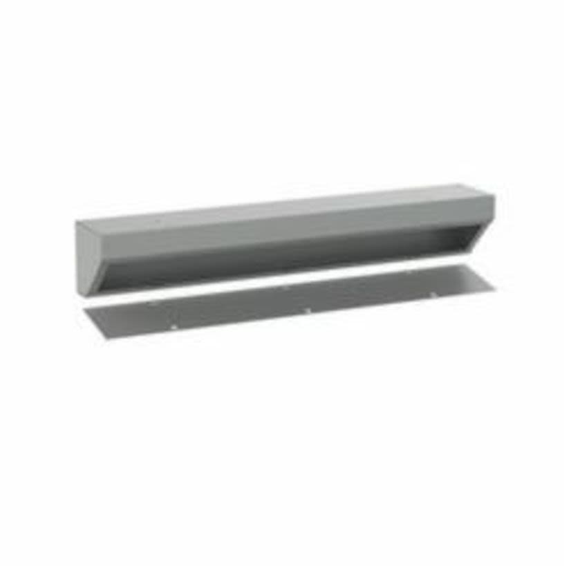Hoffman AT101036 F40AT Angled Wiring Trough, 36 in L x 10 in W x 10 in H, Steel