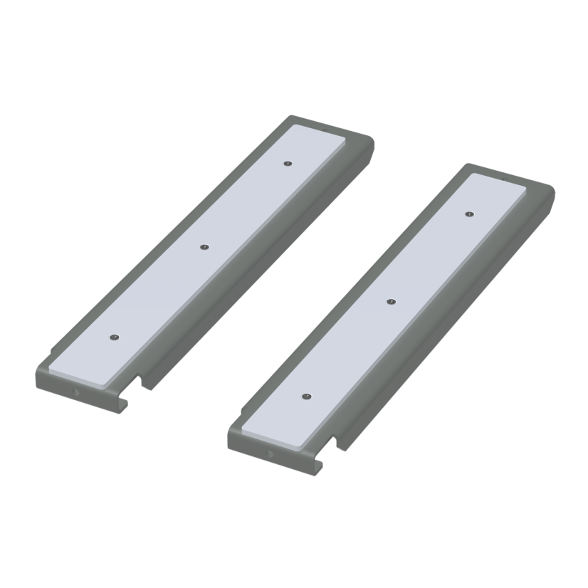 nVent HOFFMAN AU18PGR Panel Glider, 11 ga Mild Steel, Gray