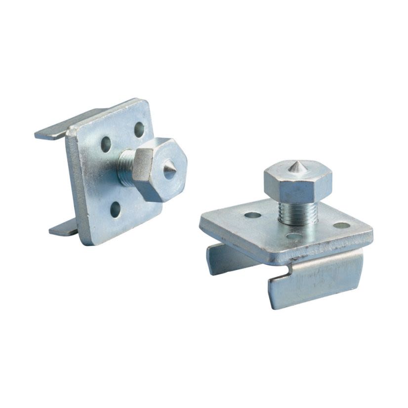 nVent CADDY BC23A000EG Internal Strut Beam Clamp With Pointed Head Hex Bolt, 1-5/8 in Channel, 800 lb Static Load, Steel