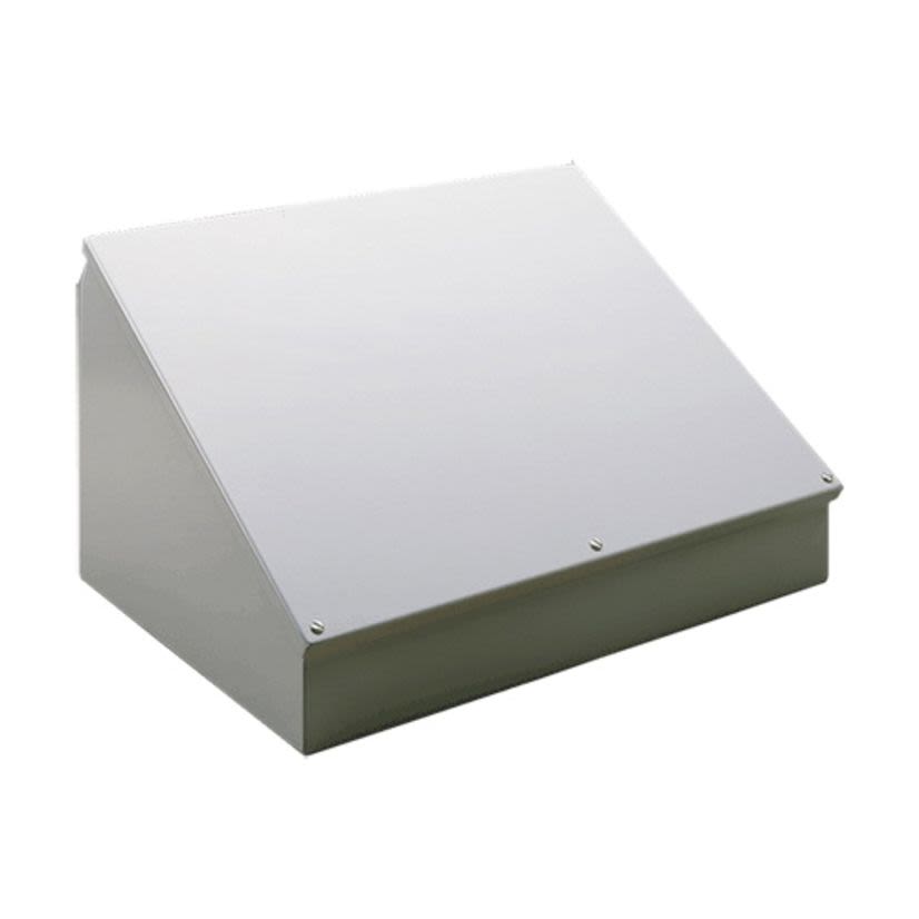 nVent HOFFMAN C12C12SS C5S Consolet Enclosure, 12 in L x 12 in W x 9.09 in D, NEMA 12/IP65 NEMA Rating, 304 Stainless Steel