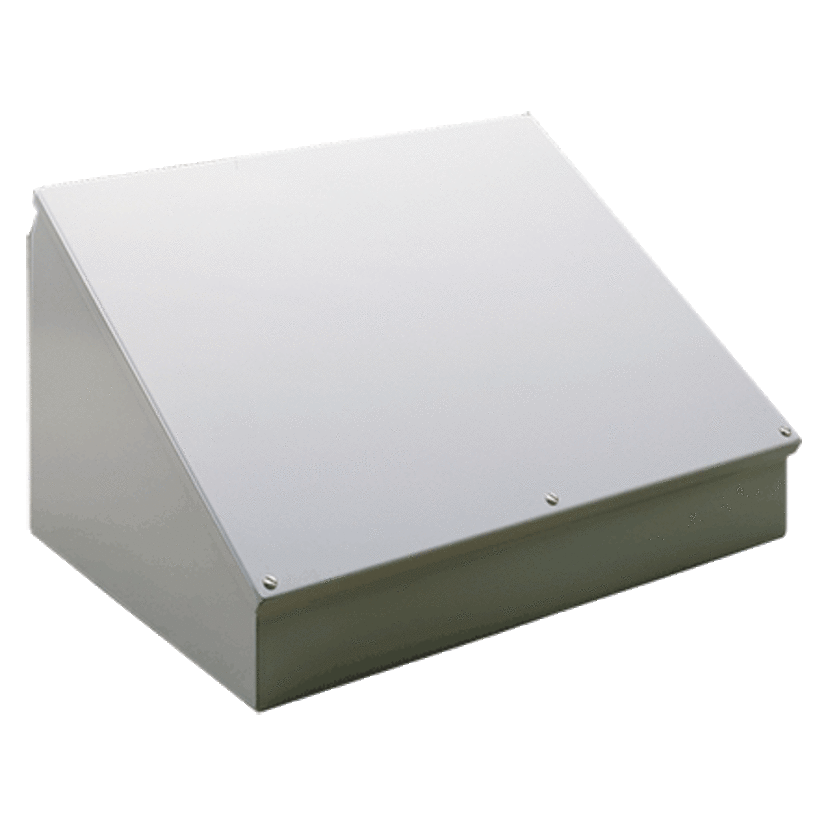 nVent HOFFMAN C12C16SS C5S Consolet Enclosure, 12 in L x 16 in W x 9.09 in D, NEMA 12/IP65 NEMA Rating, 304 Stainless Steel