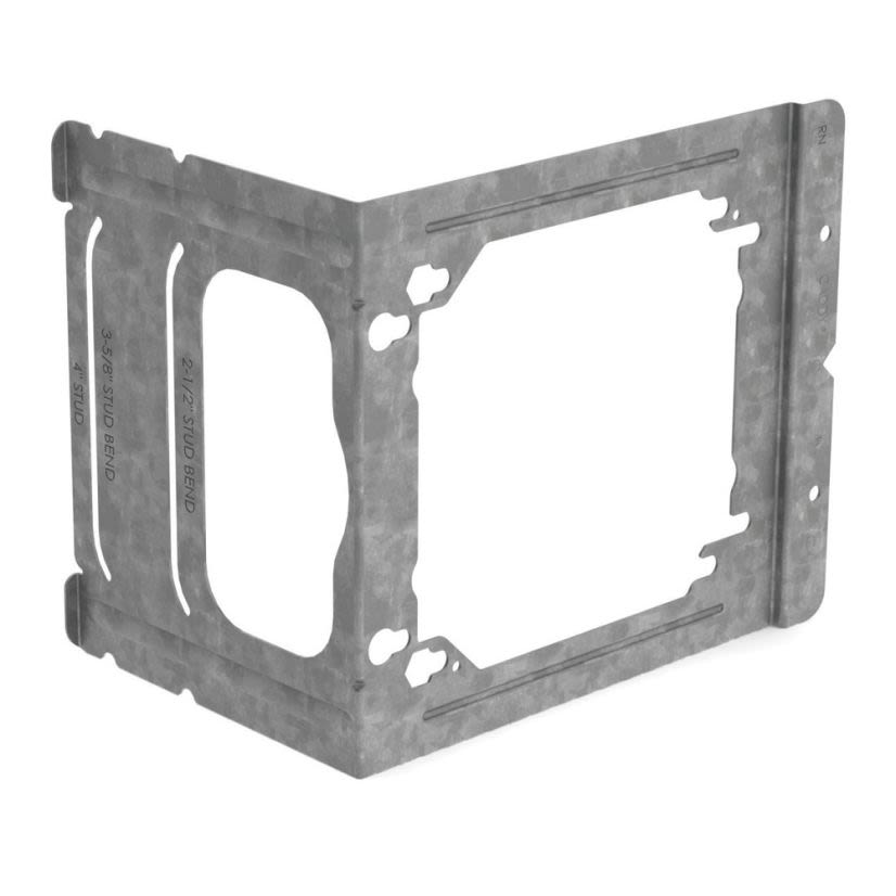 nVent CADDY C4 C Series Box Mounting Bracket, 4 x 4-11/16 in Box, Panel Mount, Steel, Pre-Galvanized