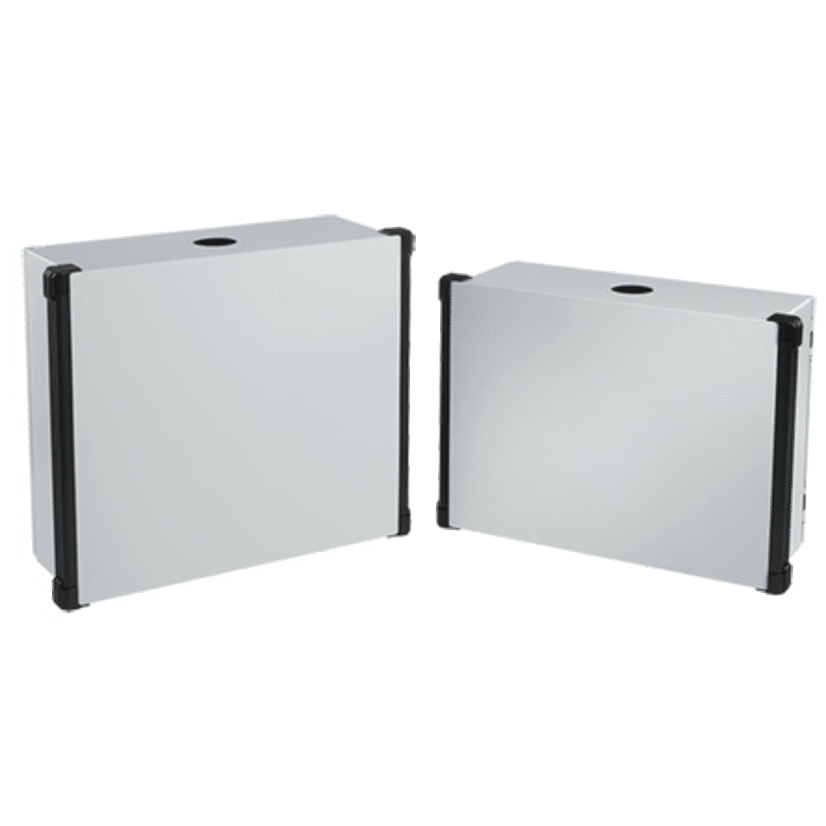 nVent HOFFMAN CONCEPT™ CP556012 C2 HMI Enclosure With Black Extrusion, 550 mm L x 600 mm W x 120 mm D, NEMA 4/IP66 NEMA Rating, Steel