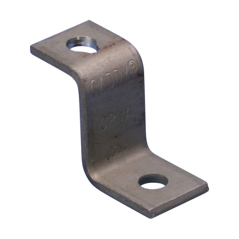 nVent CADDY CPNAM Stand-Off Deck Angle Bracket, Steel, Plain