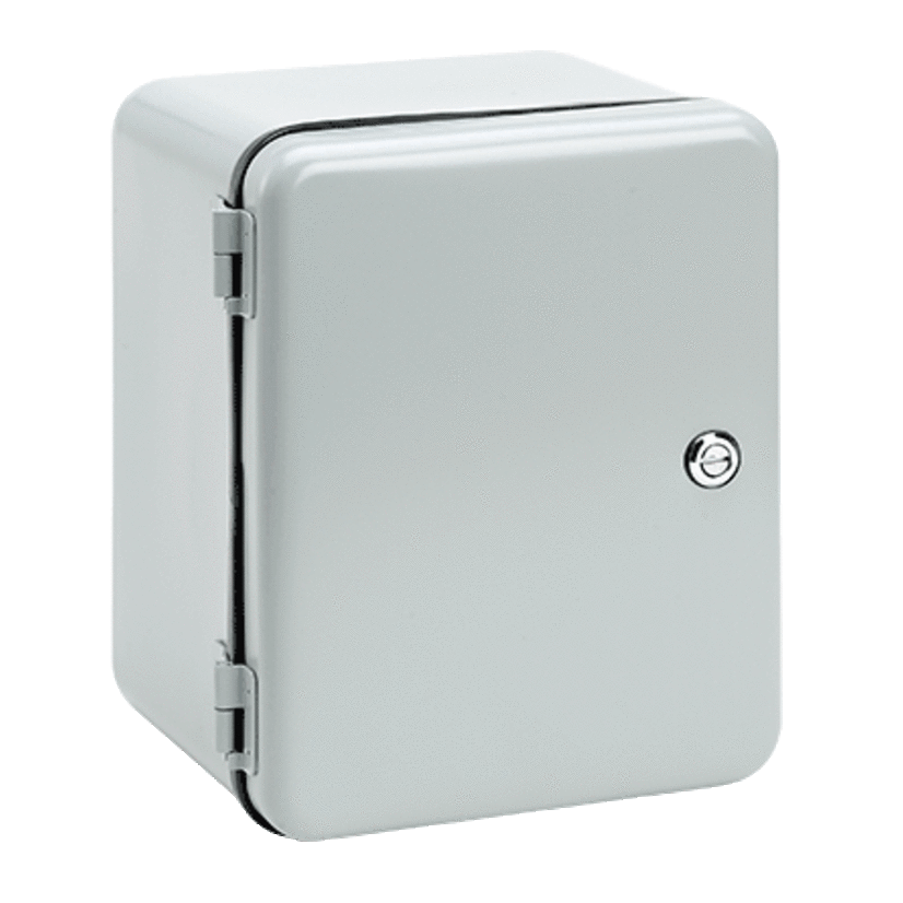 nVent HOFFMAN DesignLine D864IS A51 Contoured Drawn Enclosure, 8 in L x 6 in W x 4 in D, NEMA 12/IP55 NEMA Rating, Steel